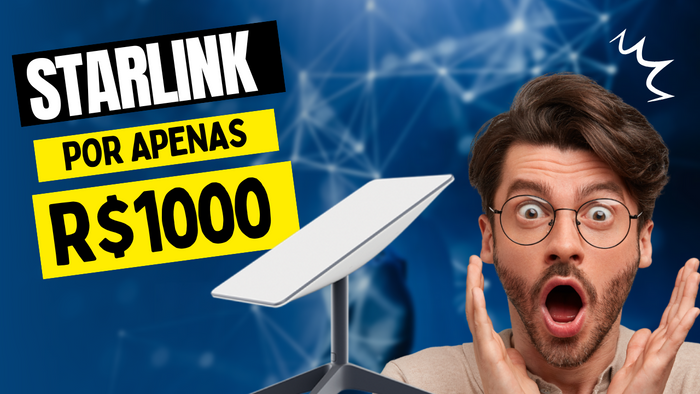 [YouTube] Starlink só R$1.000? Será que não é golpe?