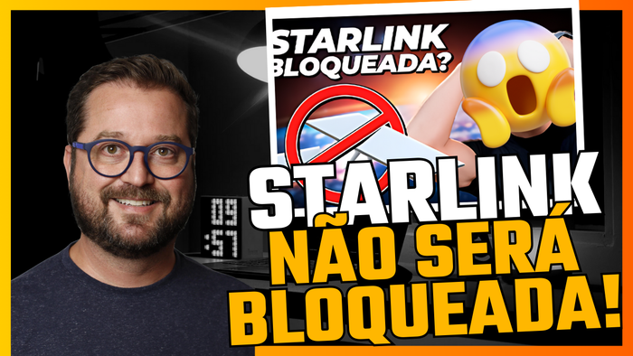 [YouTube] Starlink não será bloqueada no Brasil! #minhaopinião
