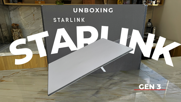 [YouTube] A nova Starlink 3a geração foi lançada no Brasil? unboxing gen3 #starlink #gen3 #v4