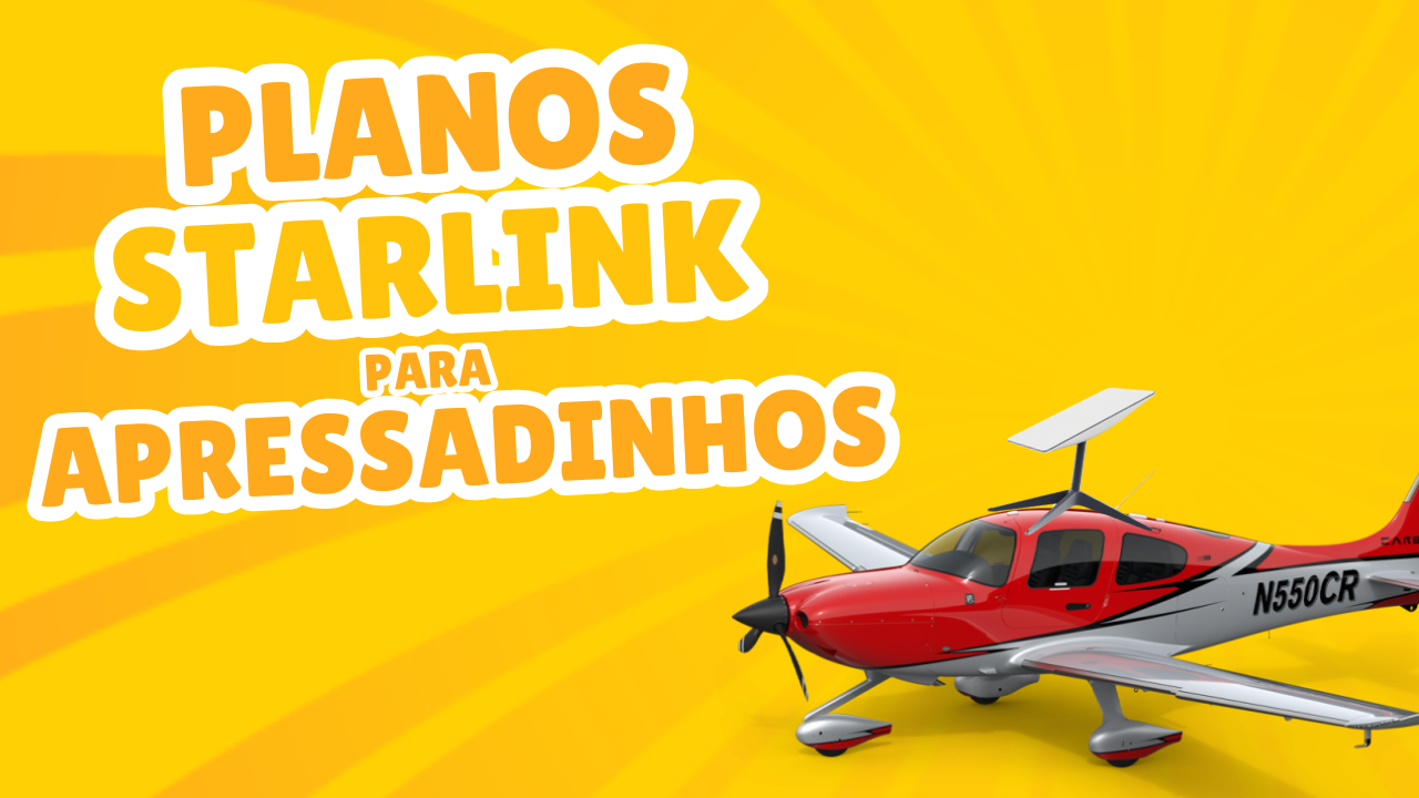 [YouTube] Planos Starlink Para Usar no Avião
