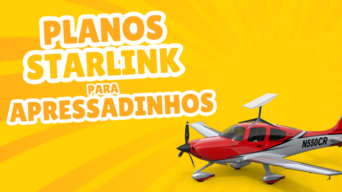 [YouTube] Planos Starlink Para Usar no Avião