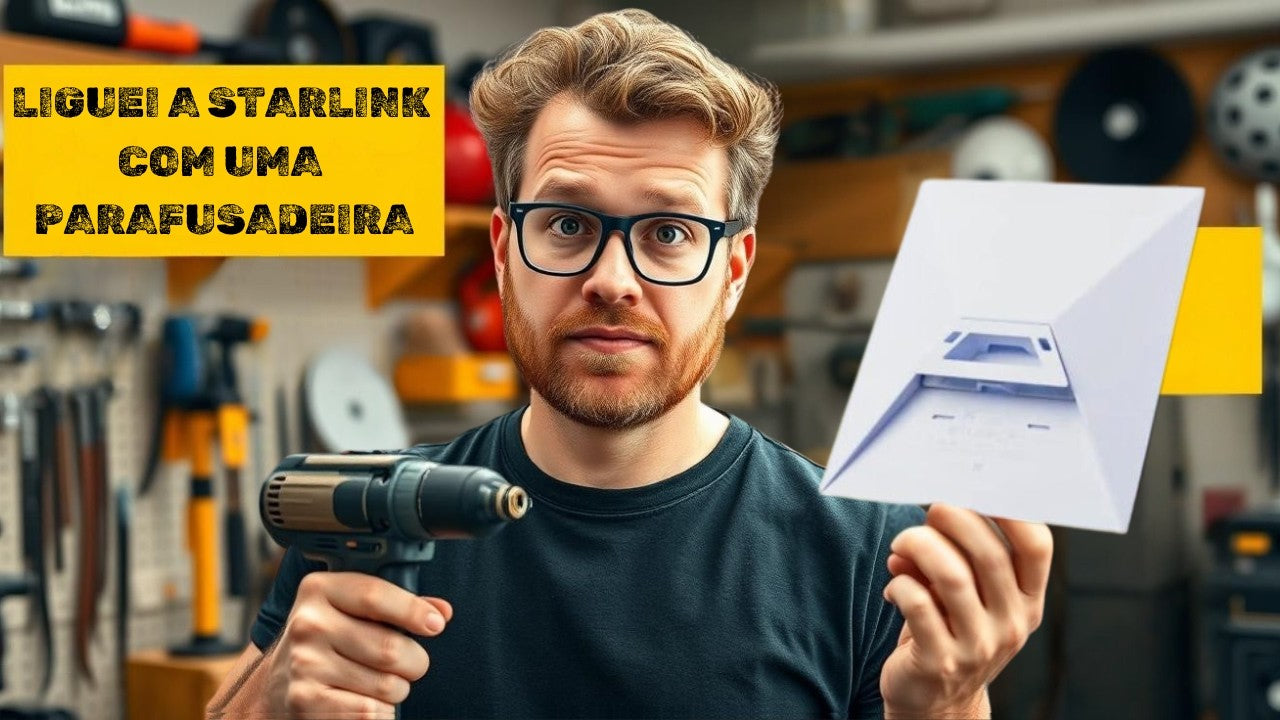Star2Go [YouTube] Descubra como eu liguei a Starlink com uma parafusadeira