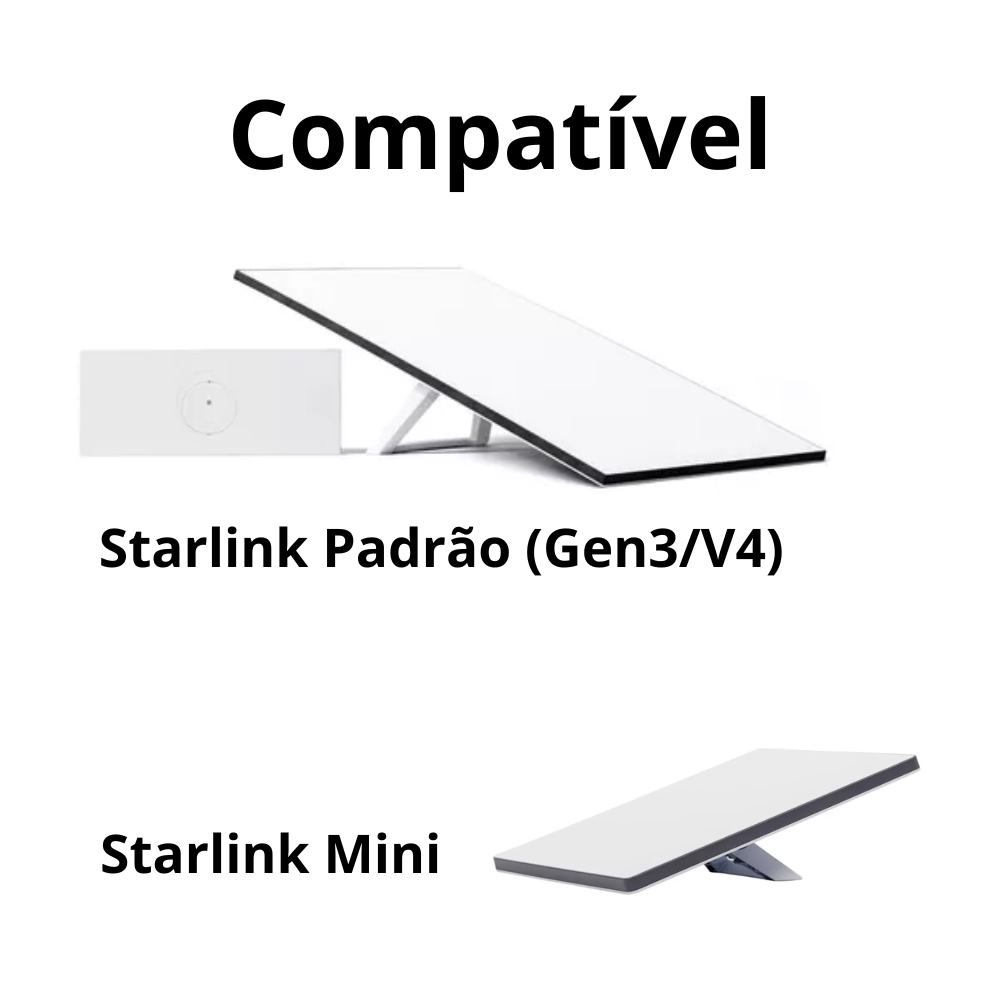 Adaptador Cabo de Rede Starlink Mini e Gen3