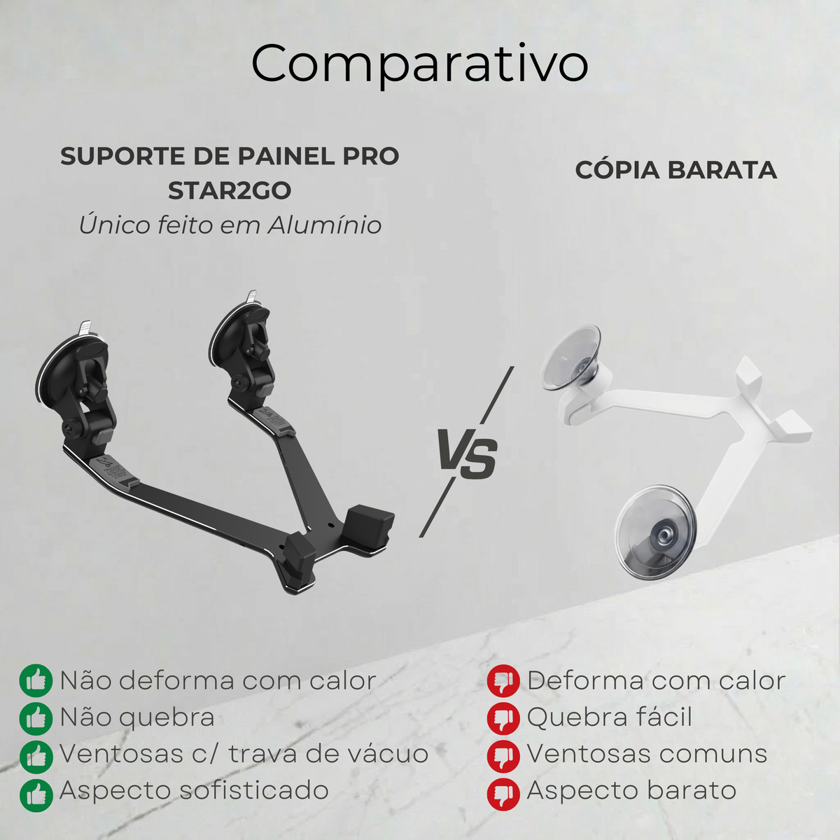 Suporte de Painel PRO (Alumínio) Star2Go