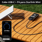 Cabo P4 para USB C (5m) - Star2Go