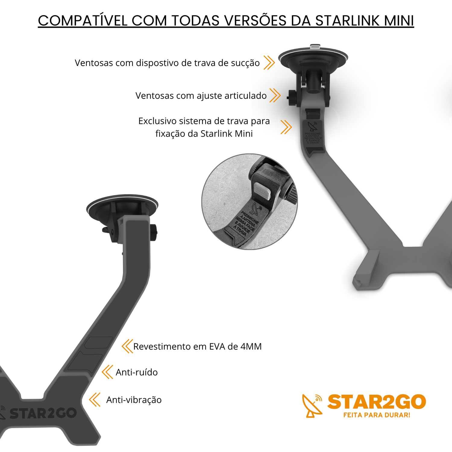 Suporte de Painel para Starlink Mini [SIM Painel]