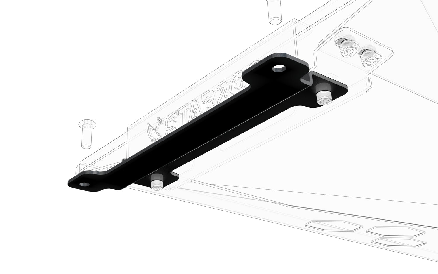 Suporte Fixo Case Star2Go Gen3 (par) - Star2Go